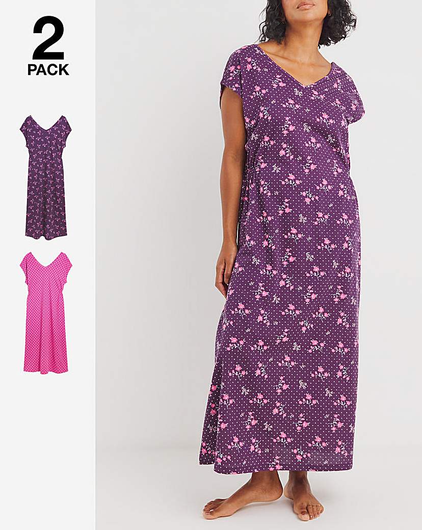 Pretty Secrets 2 Pack Maxi Nighties