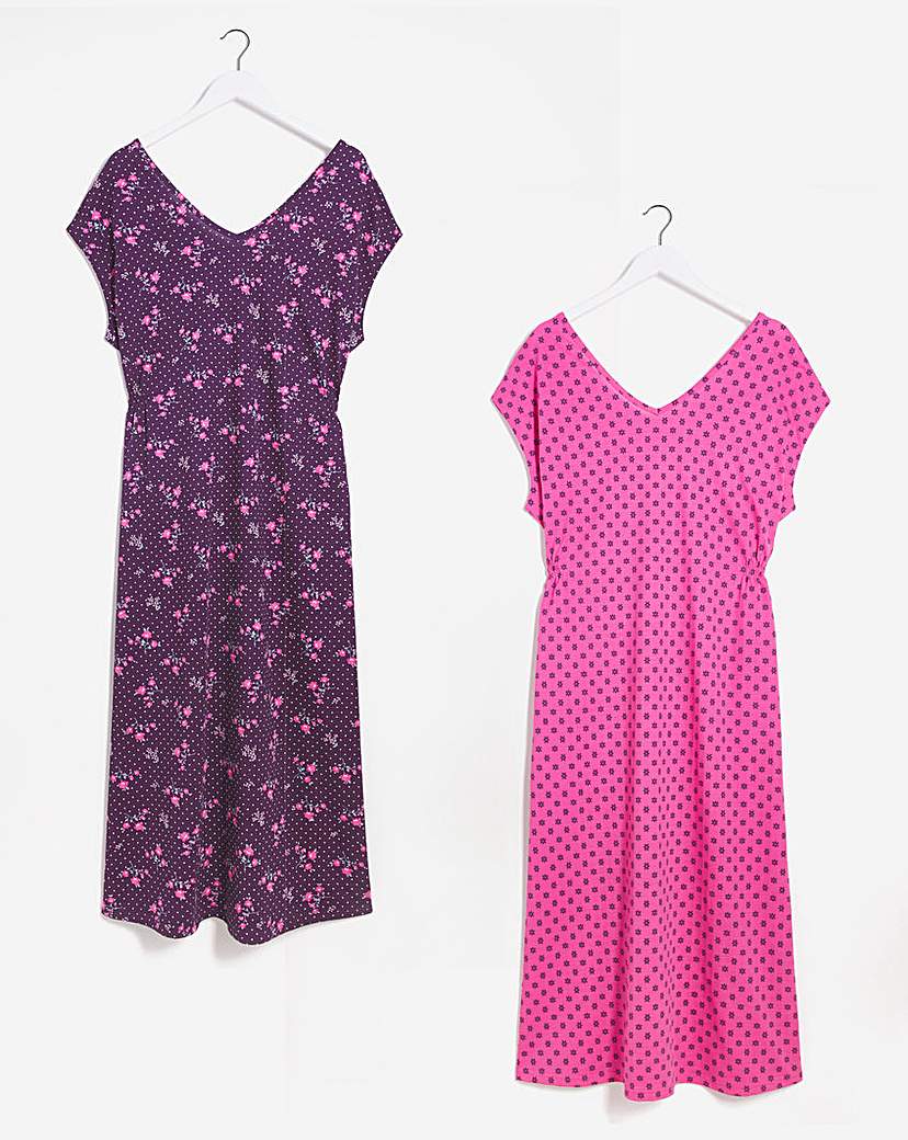 Pretty Secrets 2 Pack Maxi Nighties