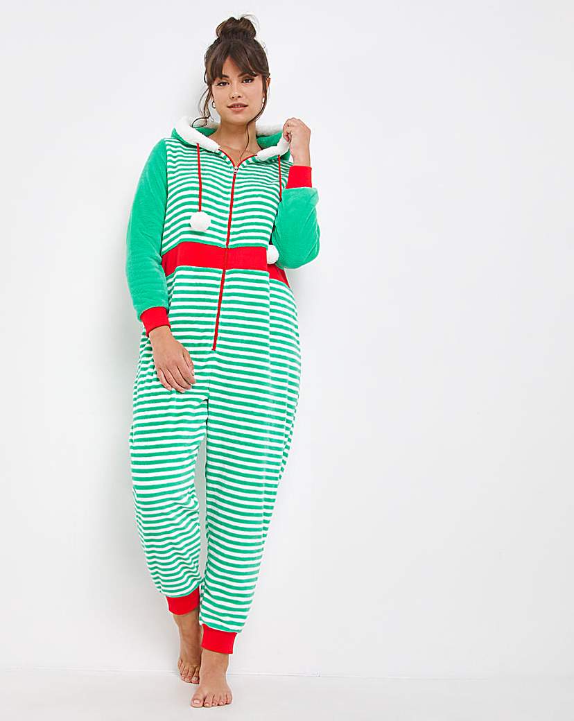 Womens discount elf onesie