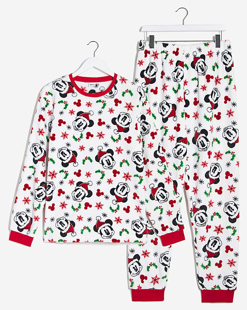 Mickey Mouse Mens Family Fleece Pyjamas