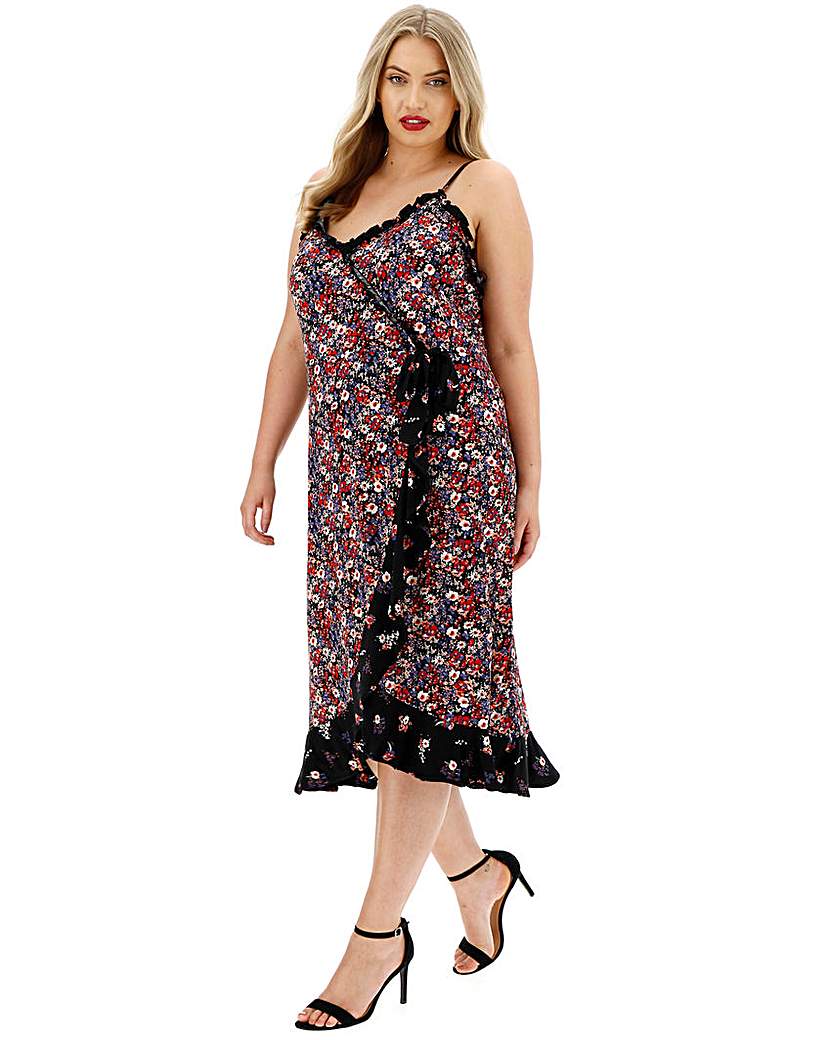 Oasis Curve Tie Shoulder Dress