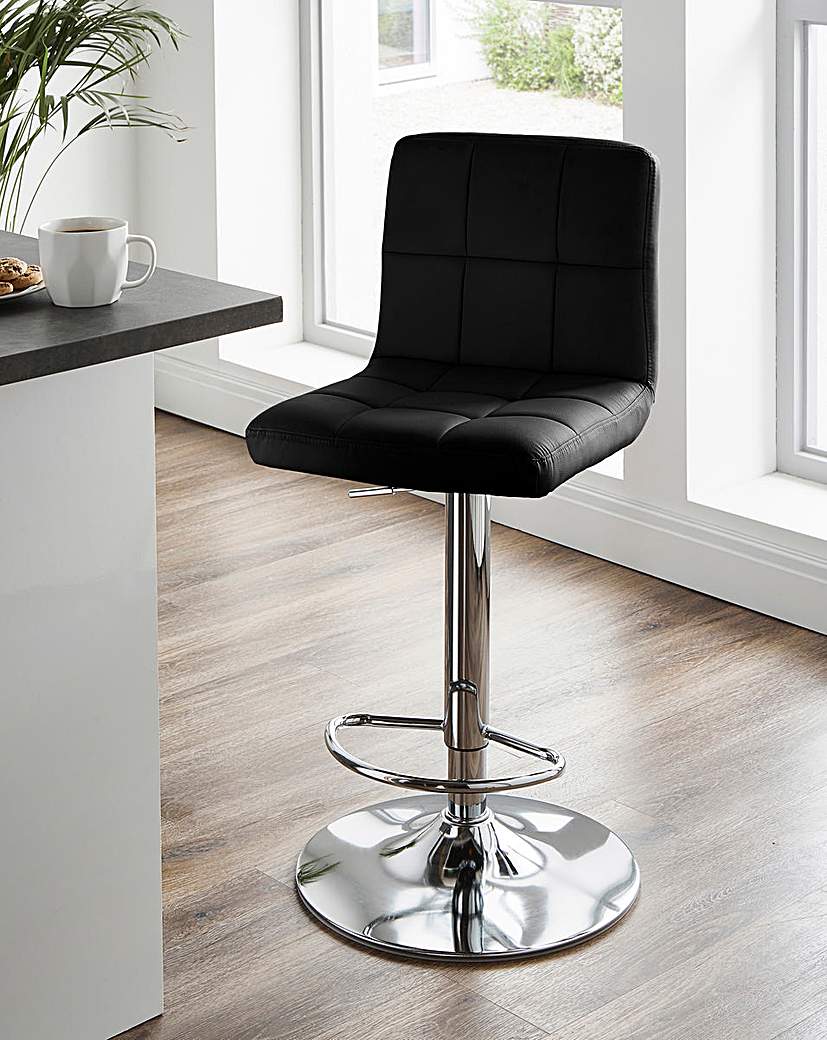 Portland Faux Leather Gaslift Barstool