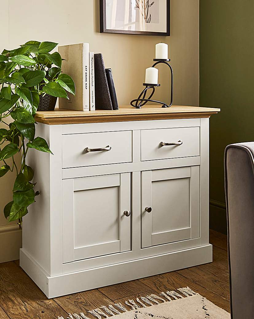 Julipa Ashford 2 Door Drawer Sideboard - Cream