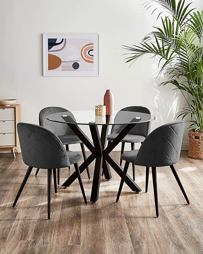 Bodie Oak Effect Dining Table