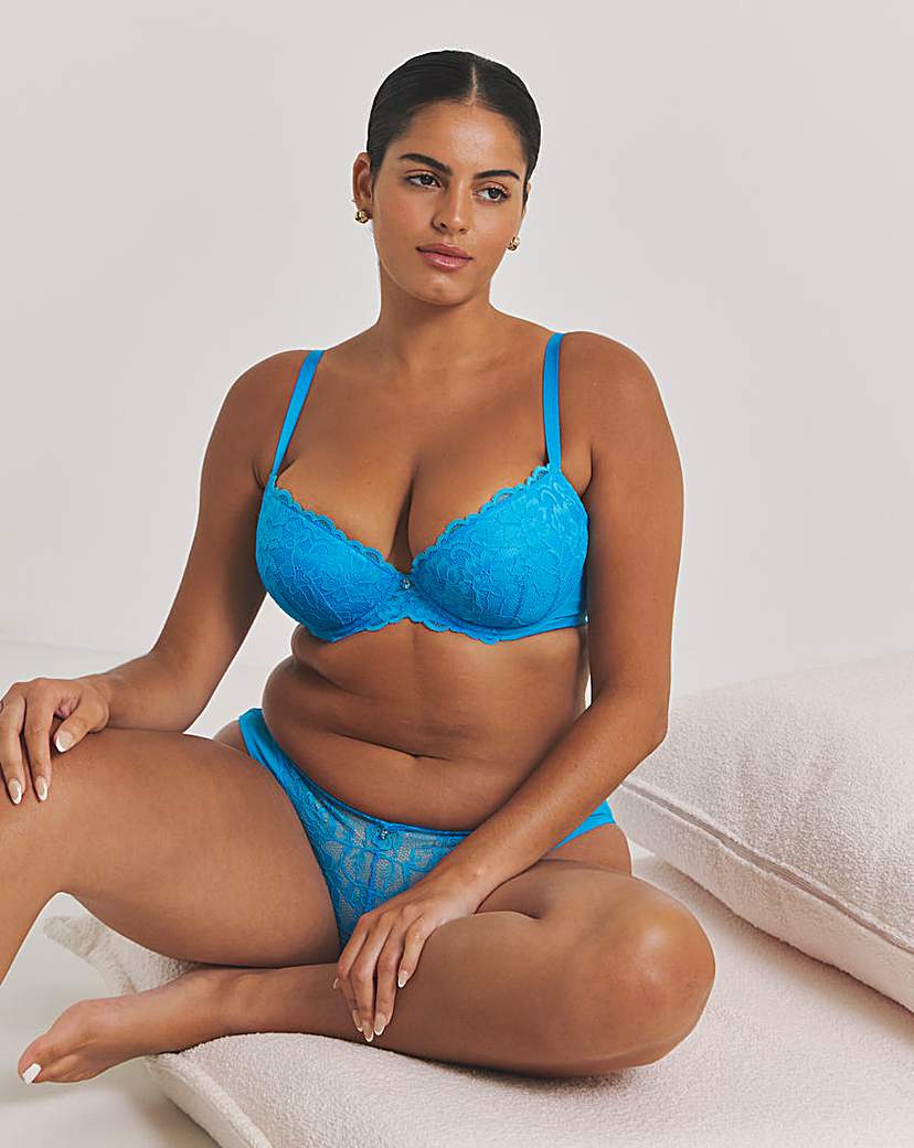 Ann Summers Sexy Lace Plunge Bra Aqua