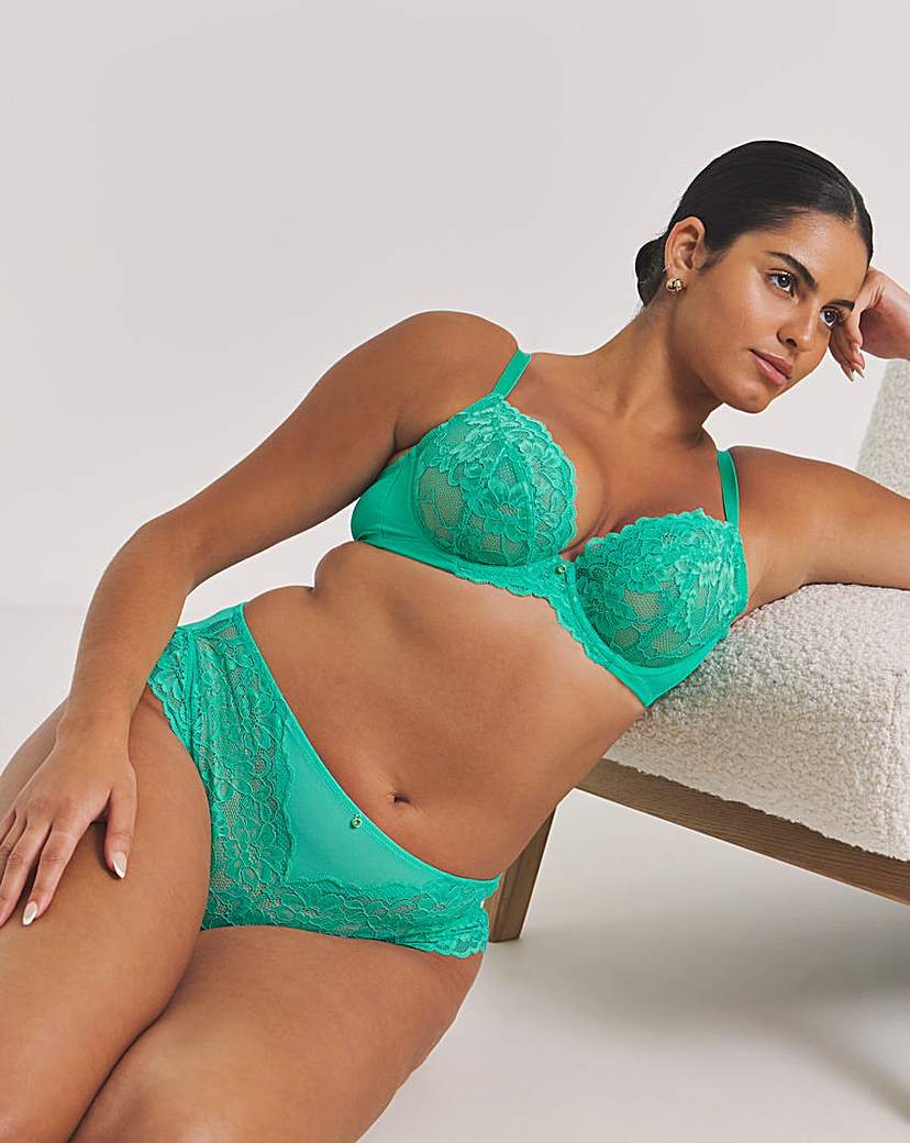 Ann Summers Sexy Lace Brazilian Green