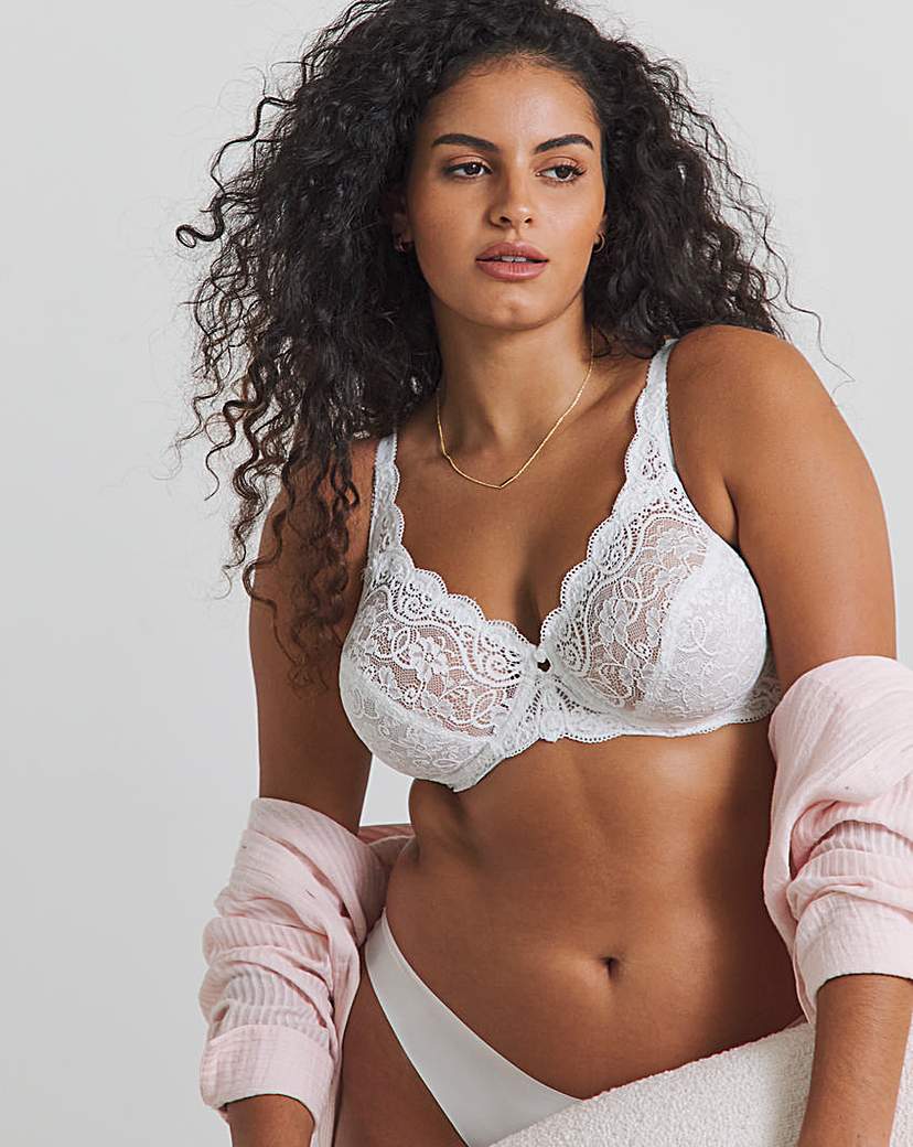 Triumph Women's White Amourette Full Cup Bra 36E