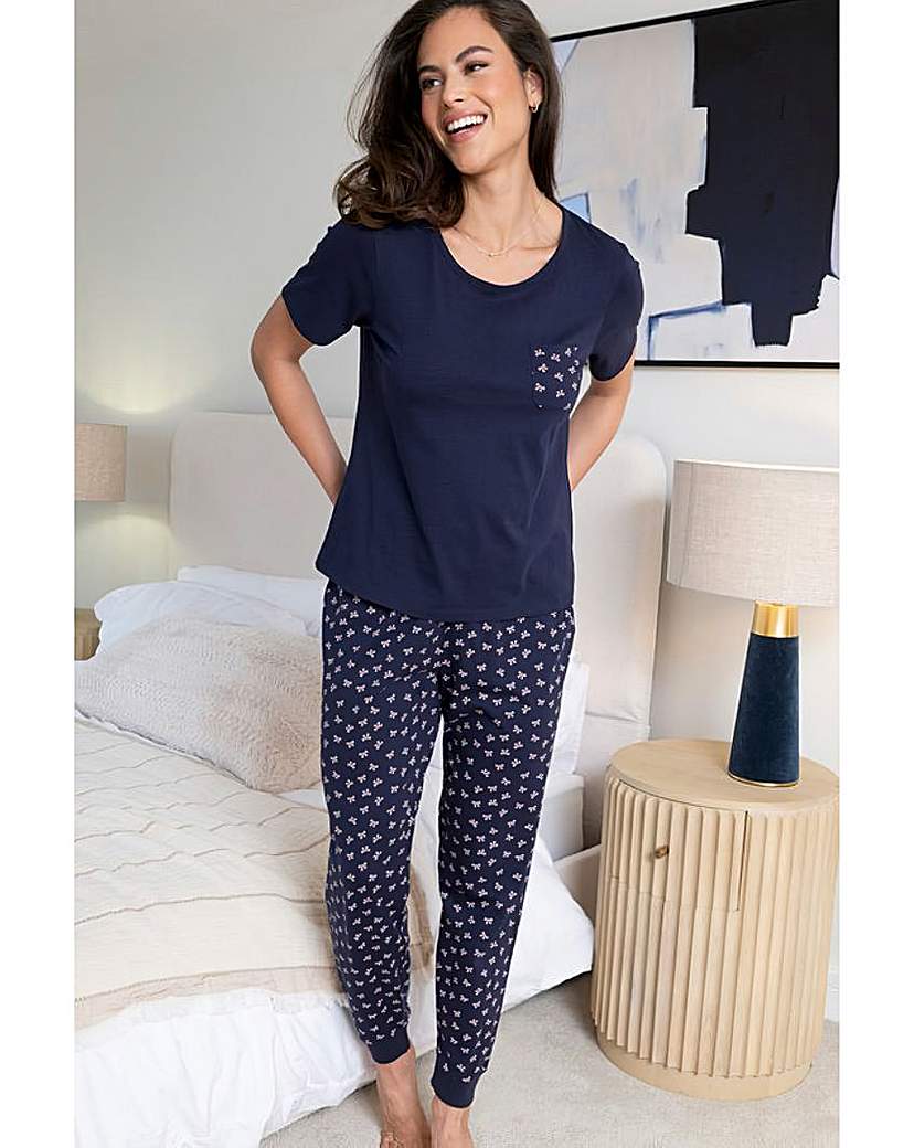 Pour Moi Bow Print Pyjama Set