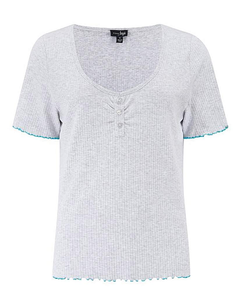 Pour Moi Ribbed Jersey Pyjama Set