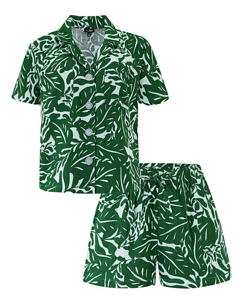 New In - Pour Moi Double Cloth Revere Pyjama Set