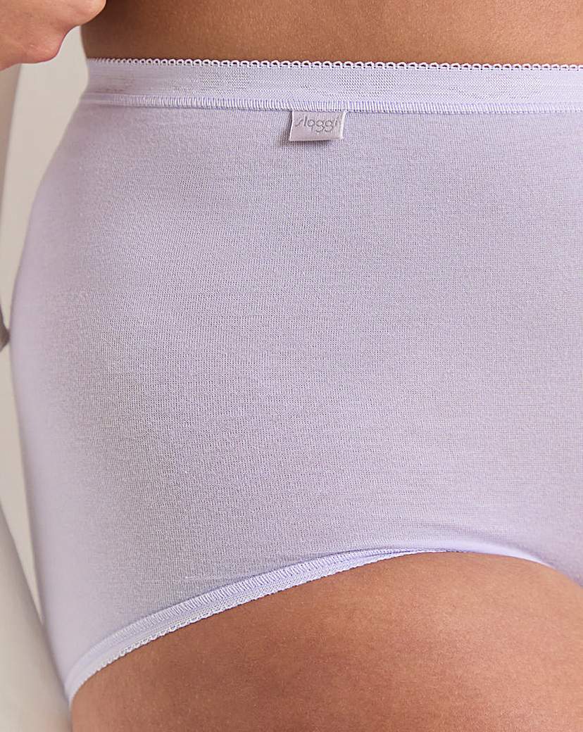 Sloggi 3Pk Basic Maxi Briefs Lilac Multi