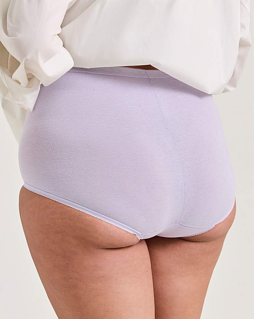 Sloggi 3Pk Basic Maxi Briefs Lilac Multi