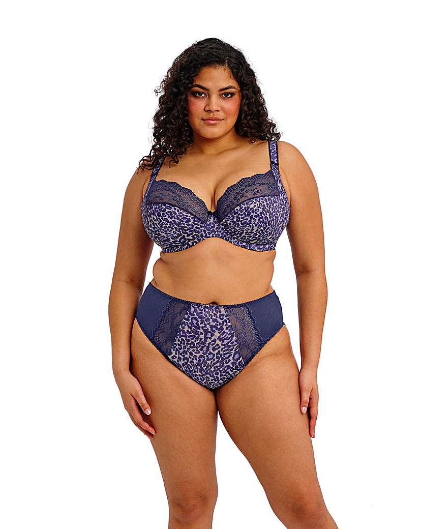 New In - Elomi Lucie Plunge Wired Bra Midnight