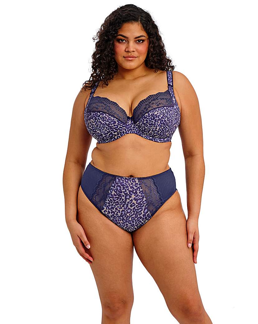 New In - Elomi Lucie High Leg Knicker Midnight