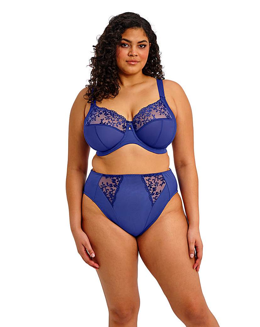 New In - Elomi Zarla High Leg Knicker Sapphire