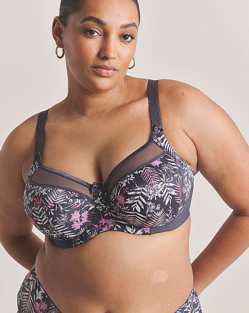 New In - Goddess Kayla Full Cup Bra Charcoal