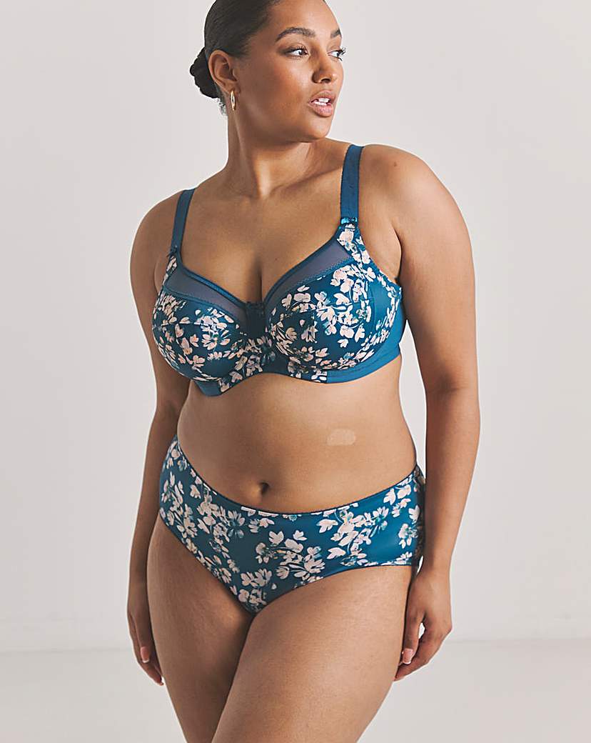 New In - Goddess Kayla Full Fit Knicker Teal