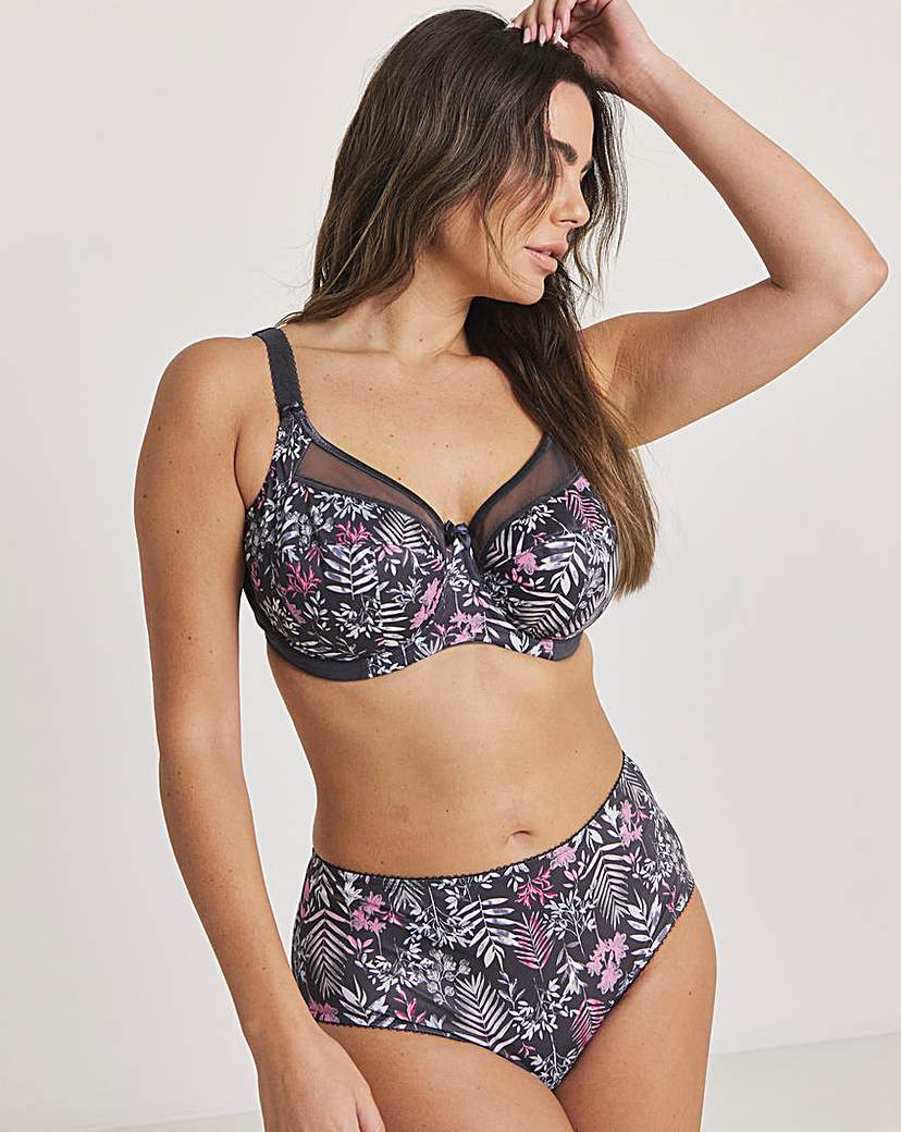 New In - Goddess Kayla Full Fit Knicker Charcoal