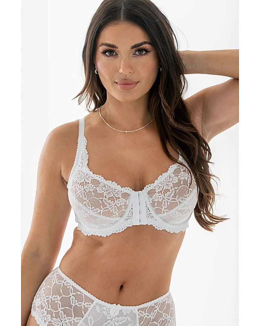New In - Pour Moi Rosalind F/Fastening Bra White
