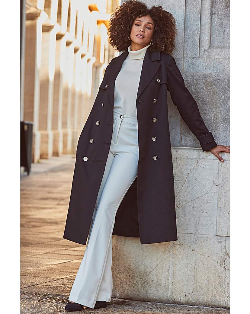 Sosandar Longline Trench Coat