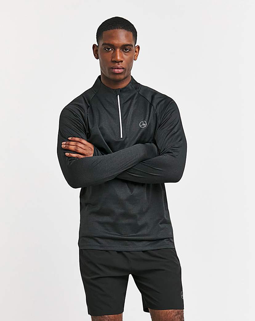 Active 1/4 Zip Track Top