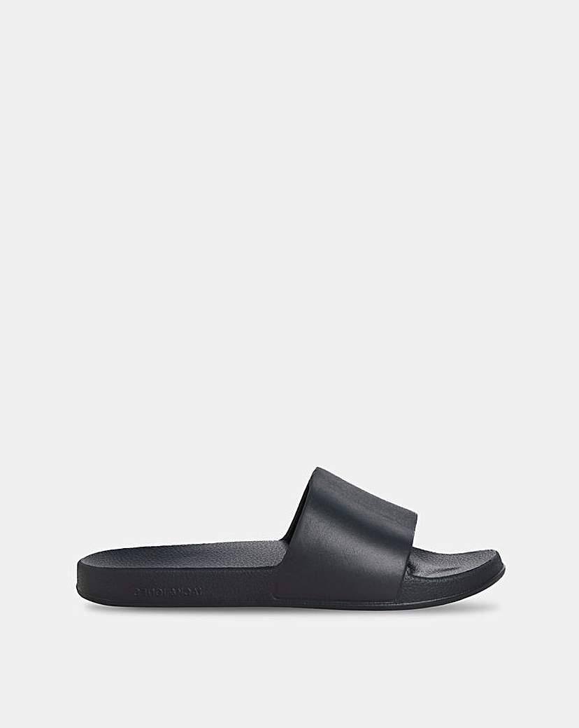Jack & Jones Men's Sliders - Black - Size 8