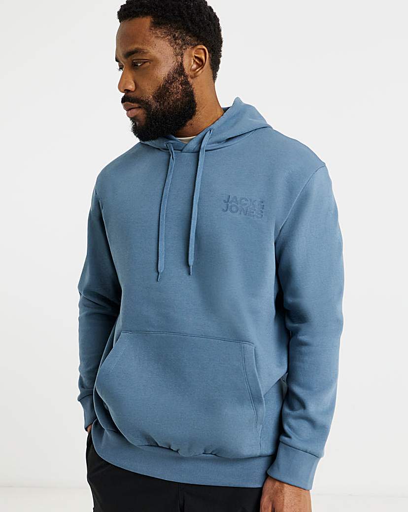 Jack Jones Corp Logo Hoodie Blue Blue …