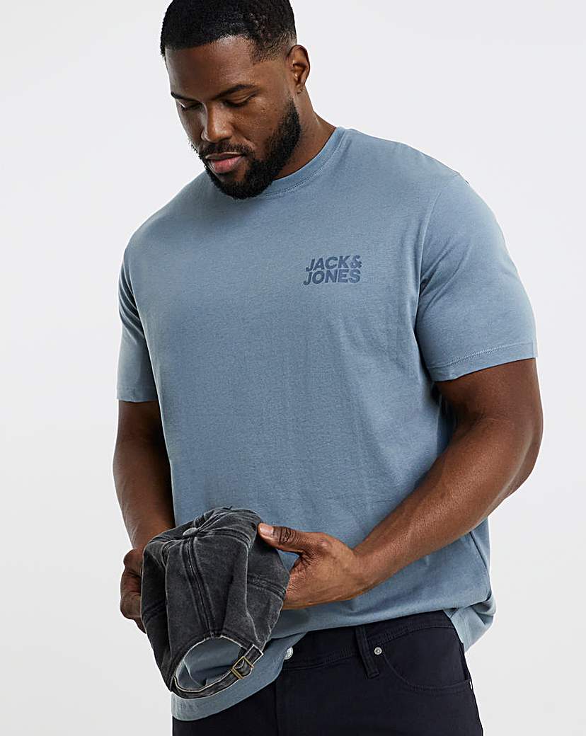 Jack & Jones Blue Corp Logo T-Shirt - 1XL(50)
