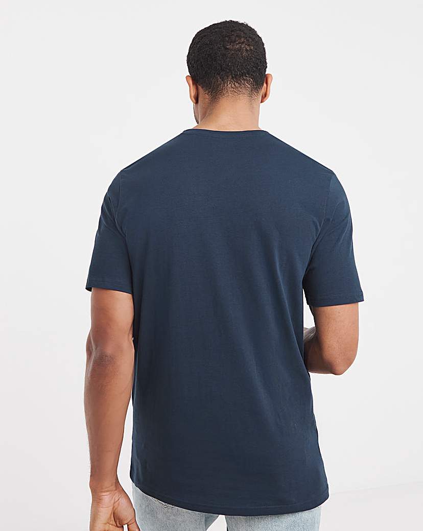 5 Pack Pure Cotton V Neck T-Shirts Long
