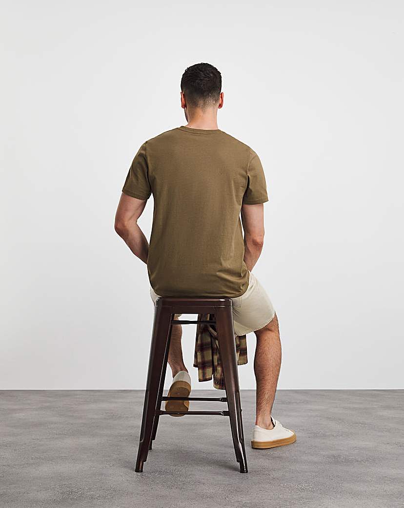 5 Pack Pure Cotton V Neck T-Shirts Long