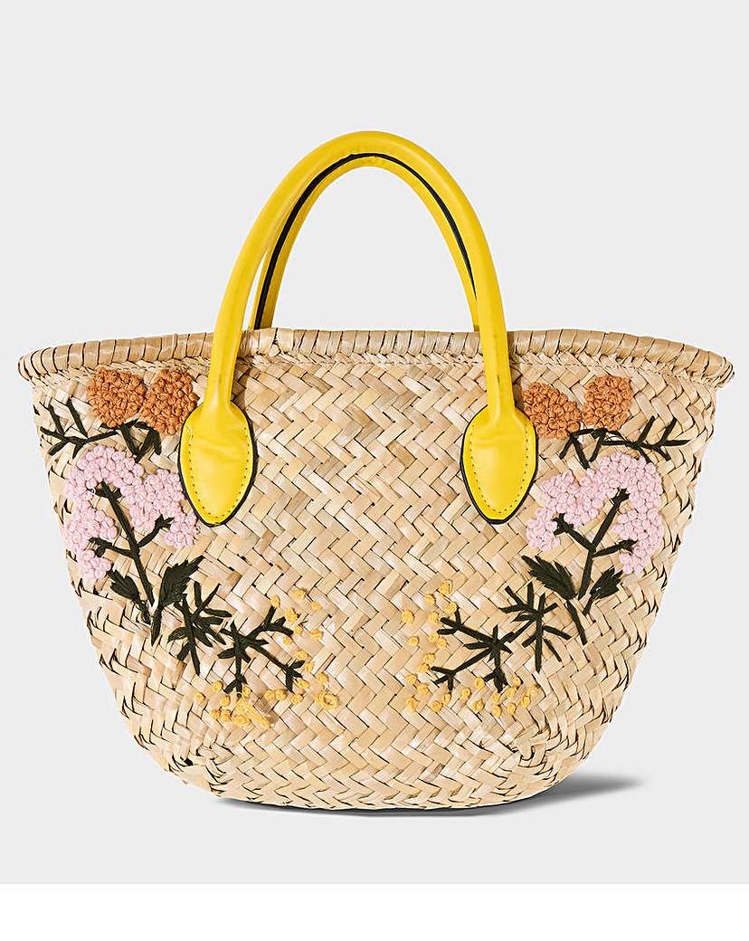 New In - Joe Browns Embroidered Basket Bag