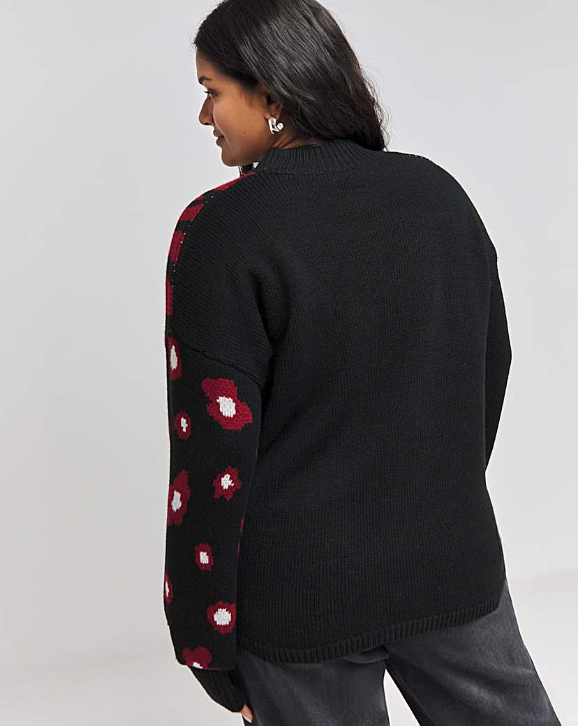 Joe Browns Mix Print Animal Jumper