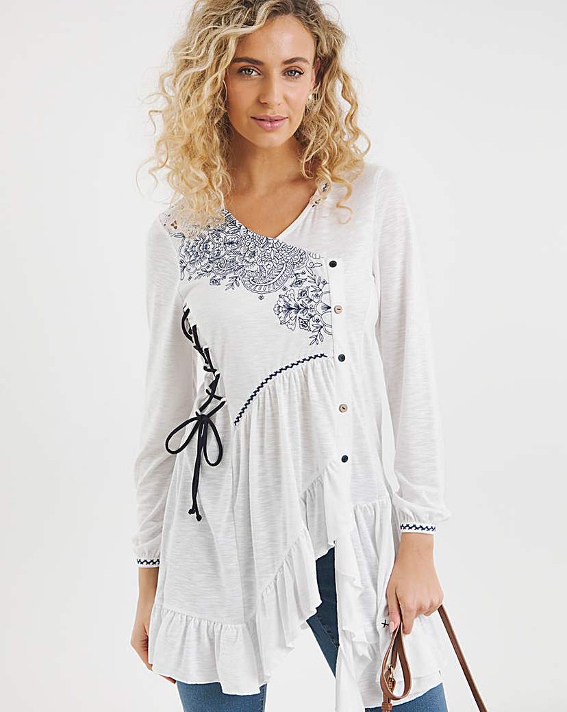 New In - Joe Browns Exquisite Embroidered Tunic