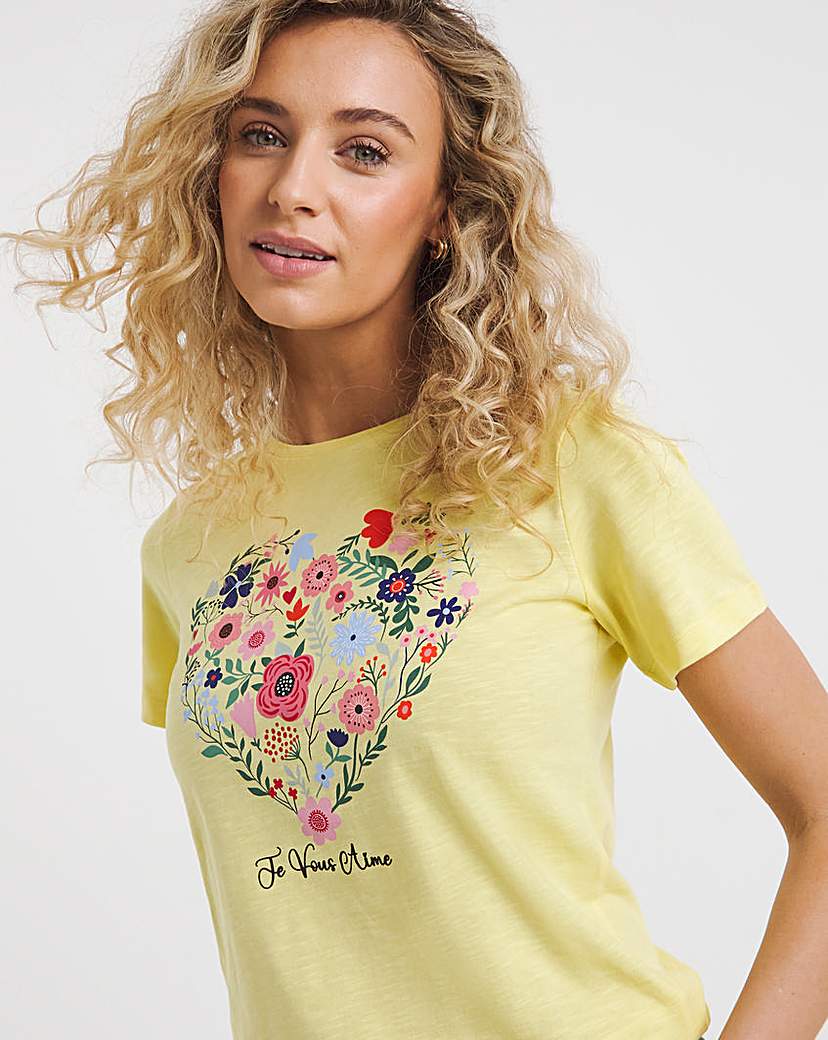 New In - Joe Browns All The Love Graphic T-Shirt