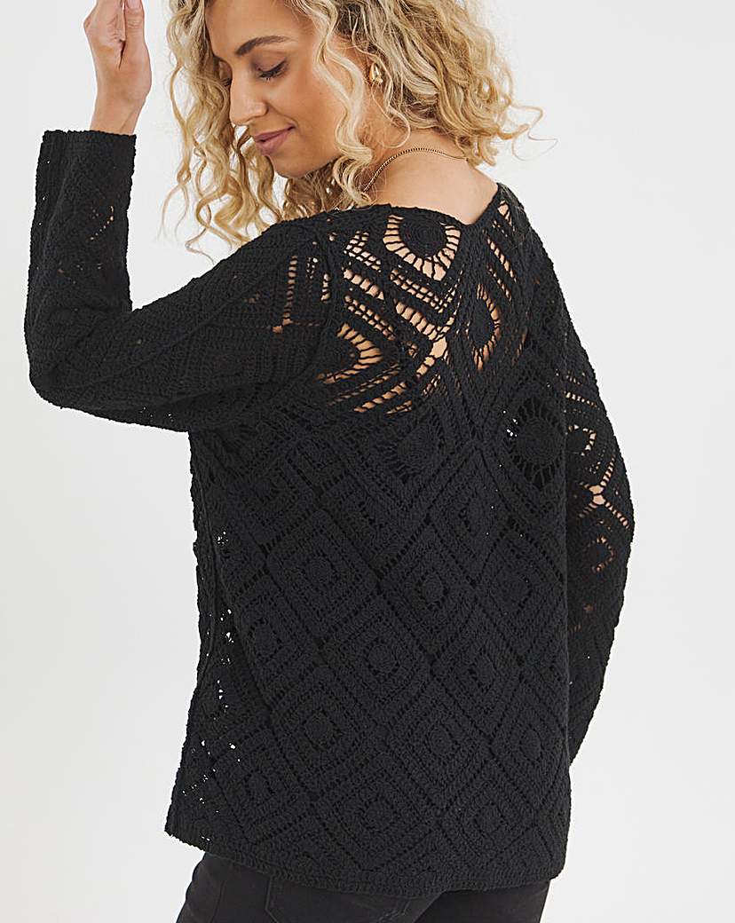 Joe Browns Crochet Cardigan