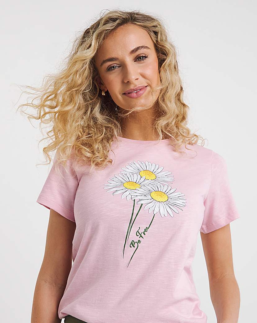 New In - Joe Browns Daisy Graphic T-Shirt