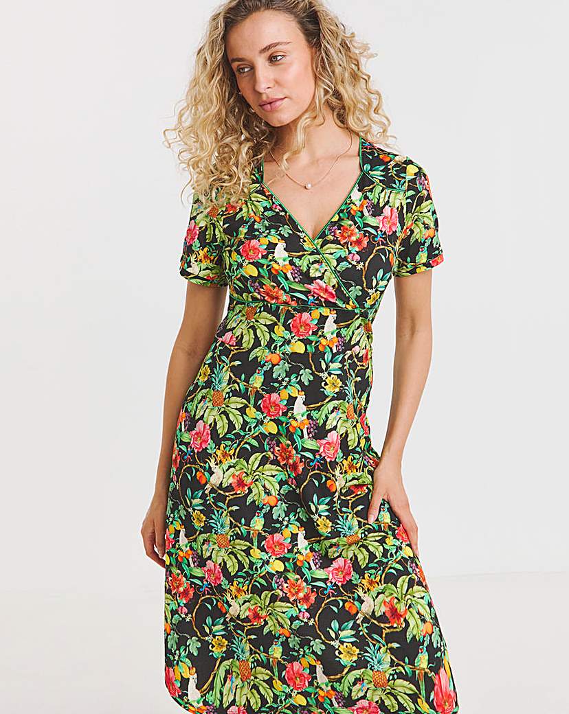 Joe Browns Parrot Jersey Midi Dress