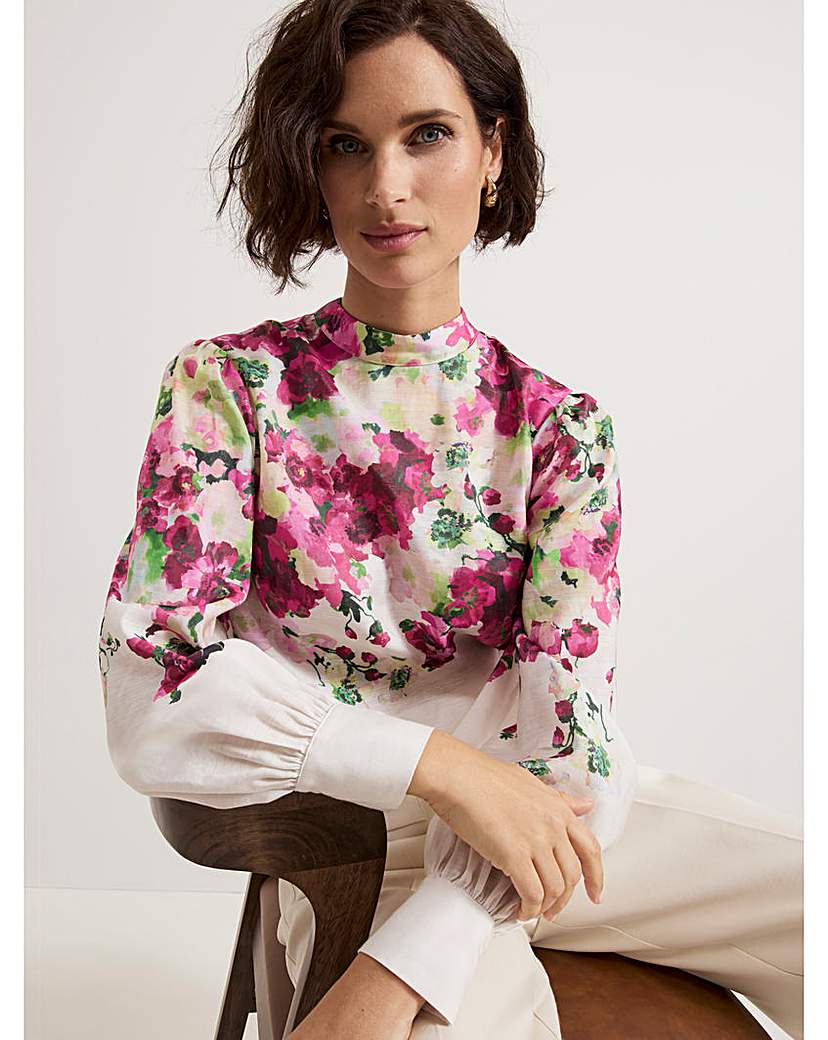 Phase Eight Border Floral Blouse