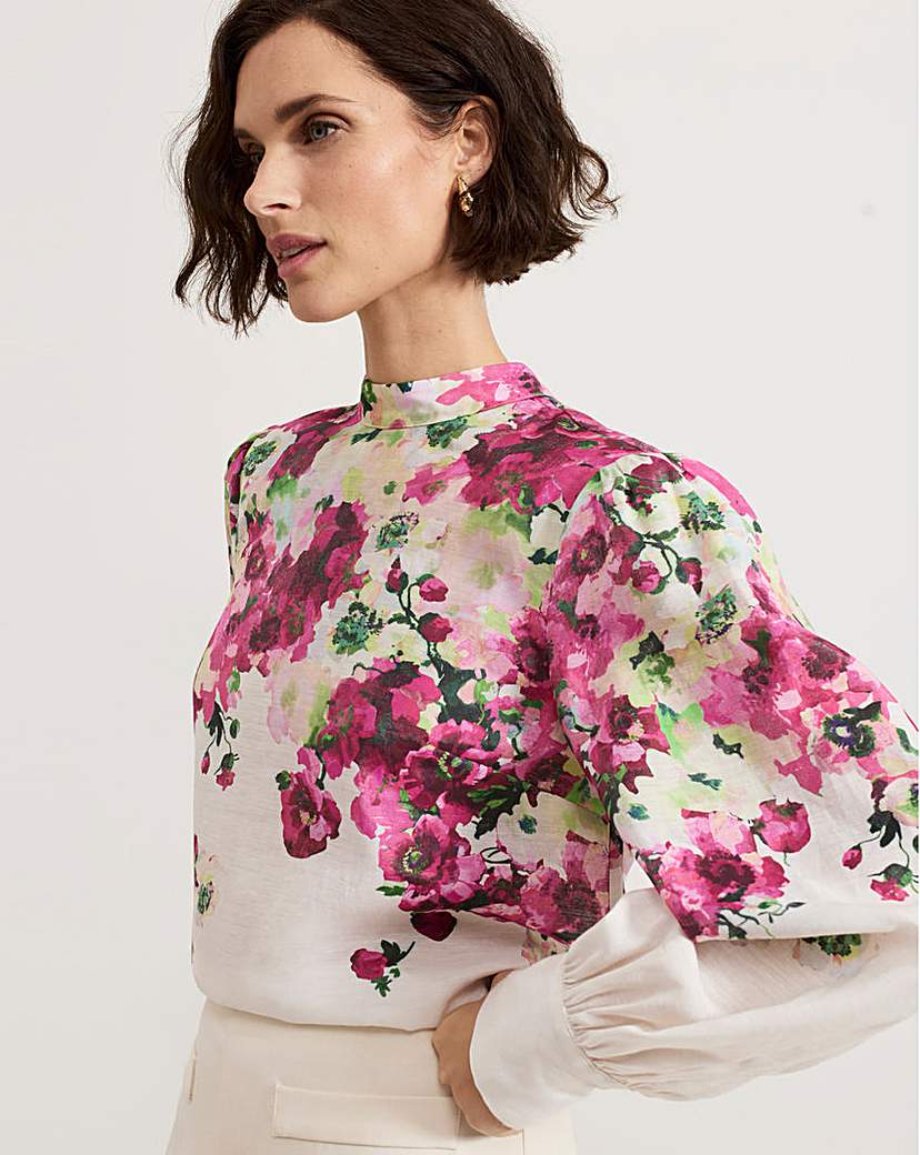 Phase Eight Border Floral Blouse