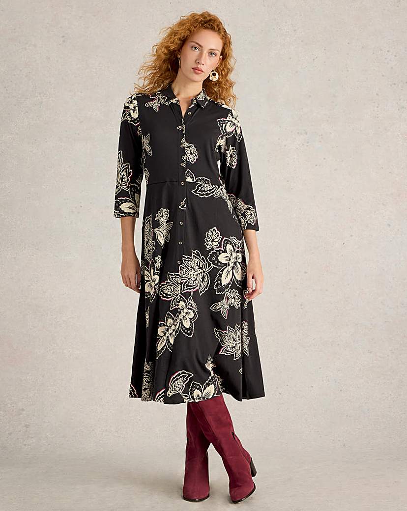 White Stuff Rua Jersey Shirt Dress