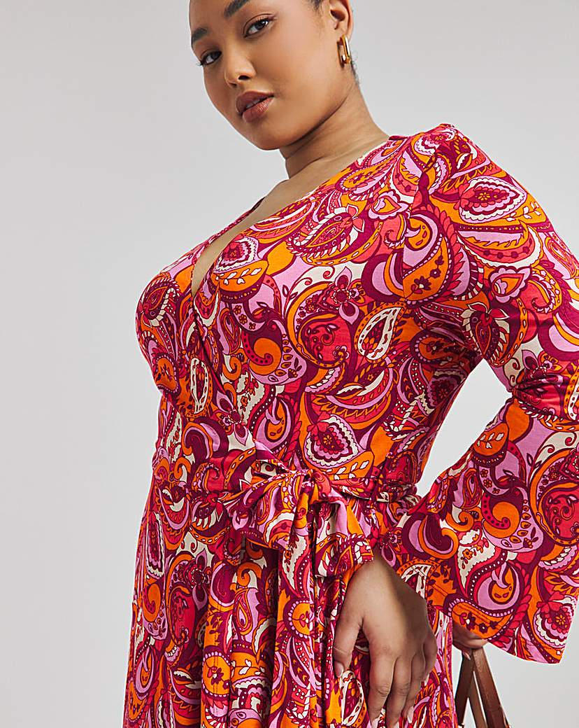 Joe Browns Paisley Print Wrap Dress
