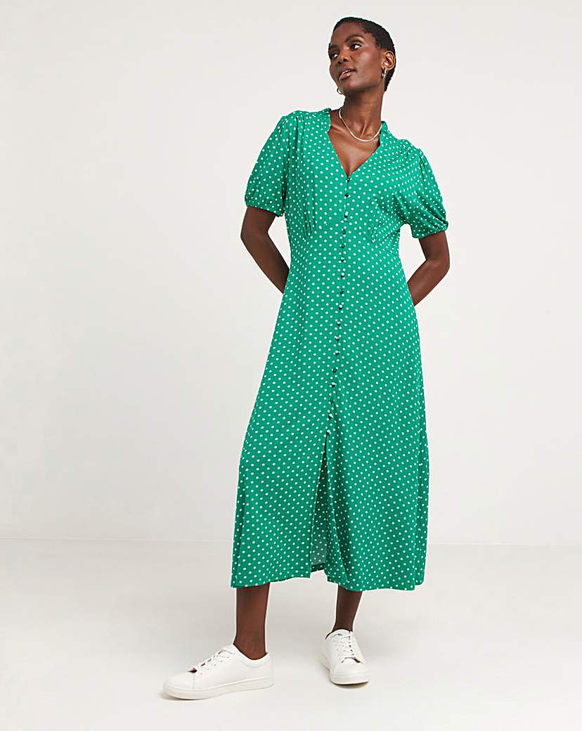 Joe Browns Jersey Polka Dot Dress