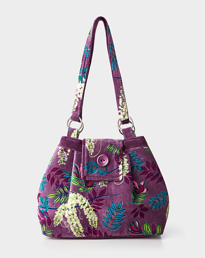 Joe Browns Botanical Mist Velvet Bag