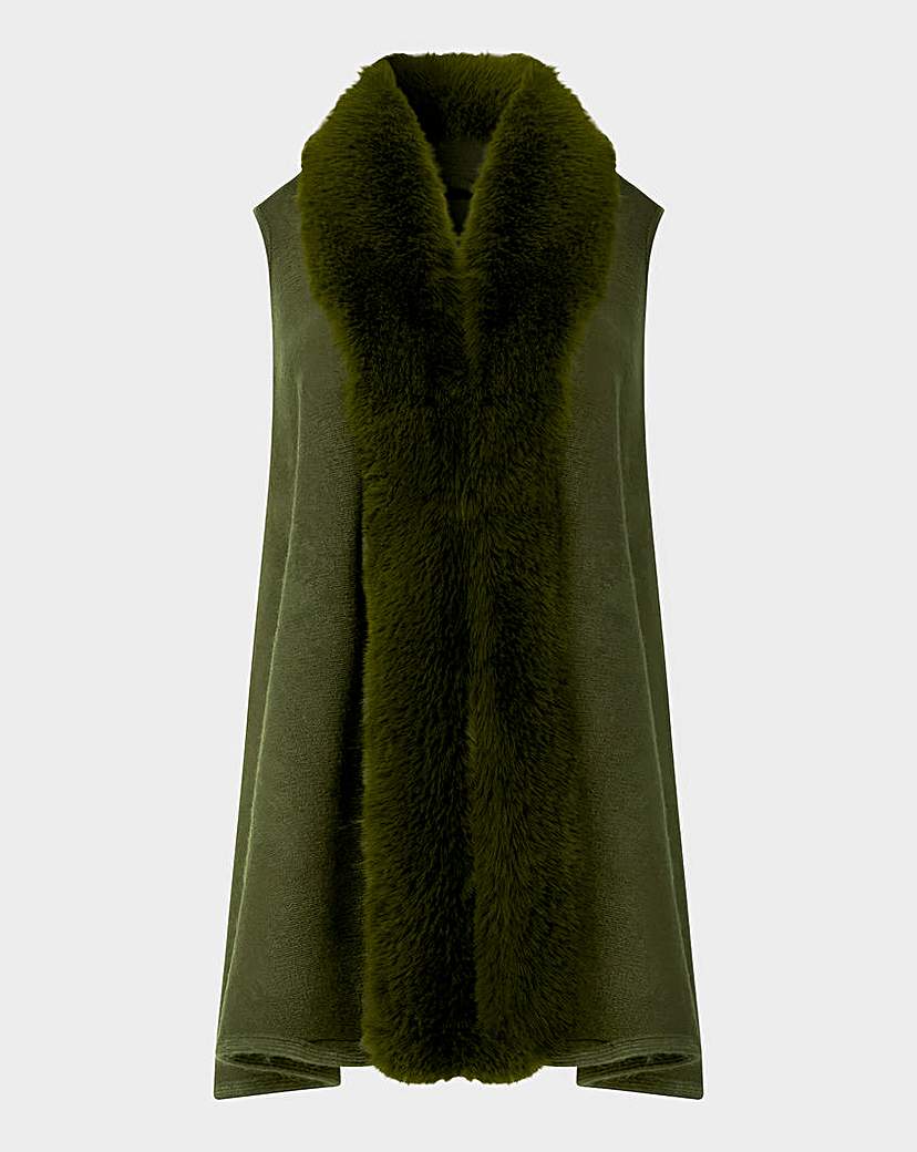 Joe Browns Style Icon Faux Fur Gilet