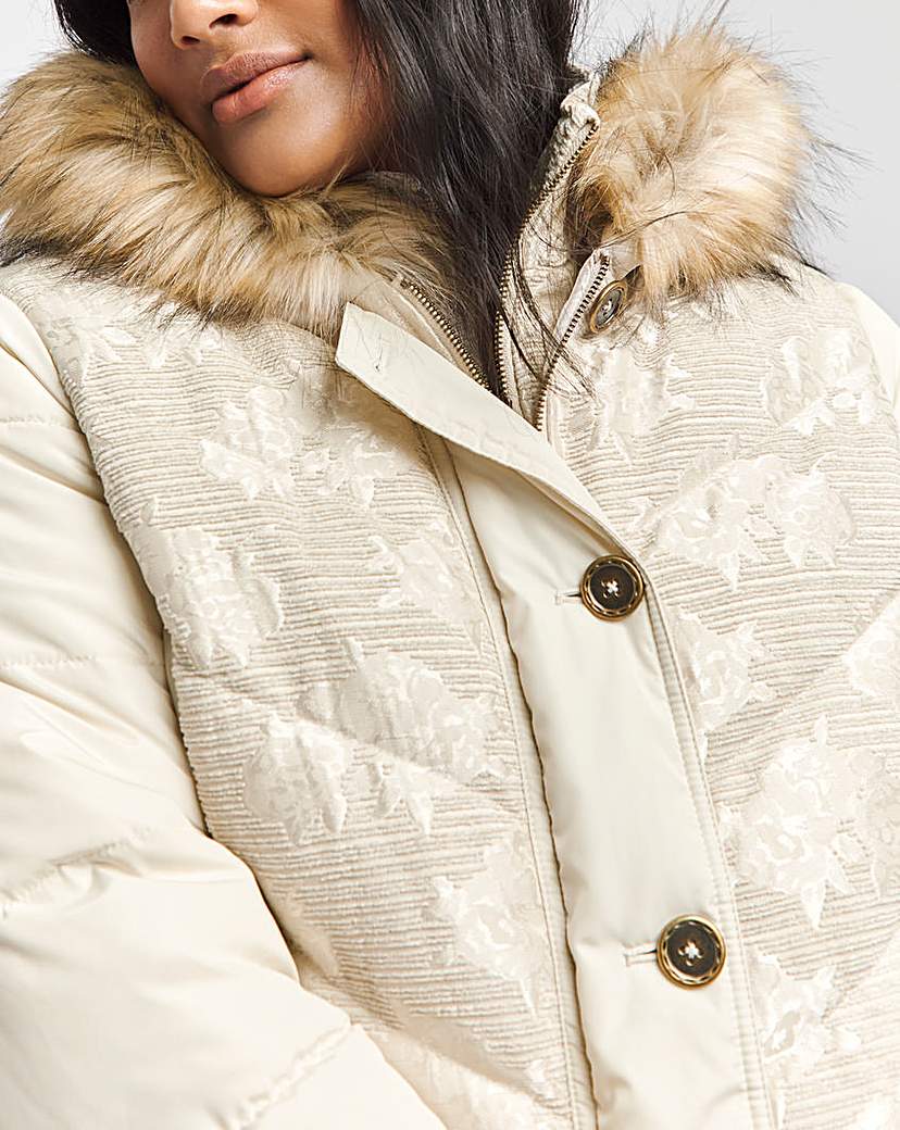 Joe Browns Fur Trim Puffer Coat