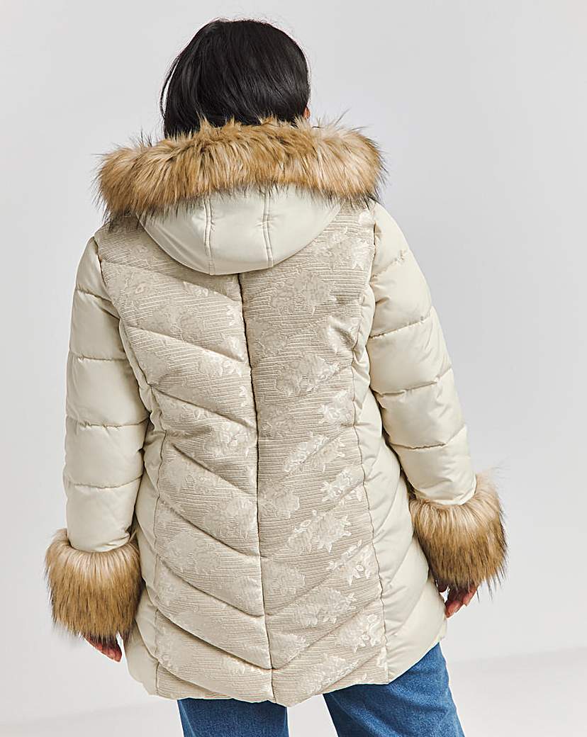 Joe Browns Fur Trim Puffer Coat