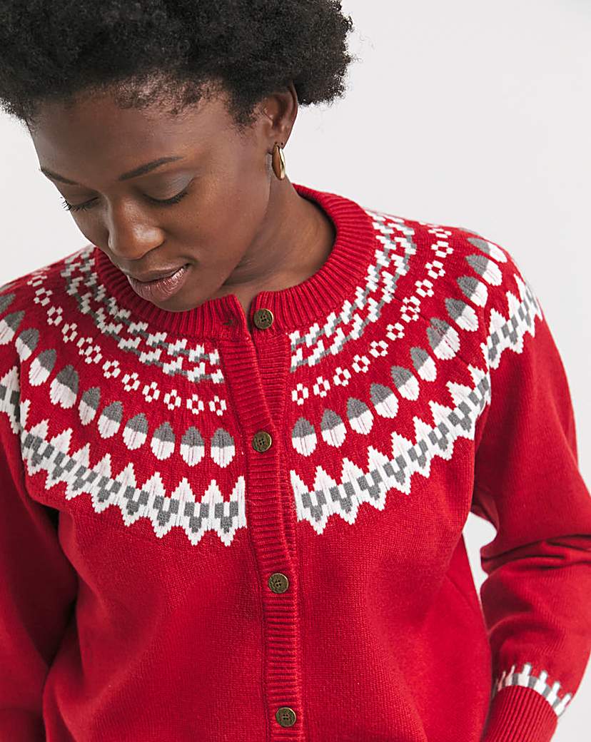 New In - Joe Browns Fun and Fairisle Cardigan