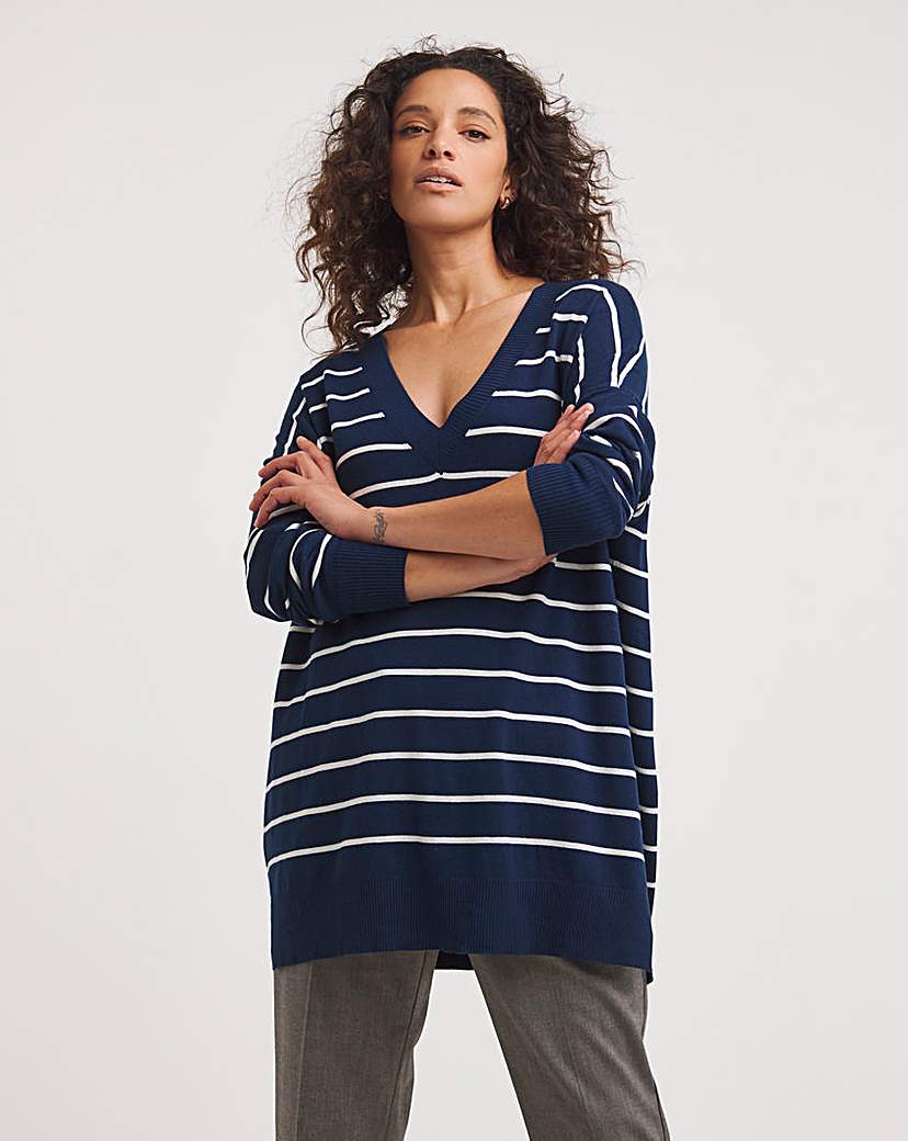 Slouchy V Neck Tunic