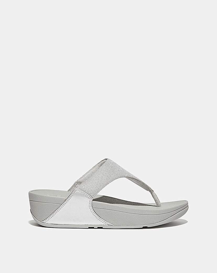 Fit Flop Lulu Shimmer Toe-Post Sandals