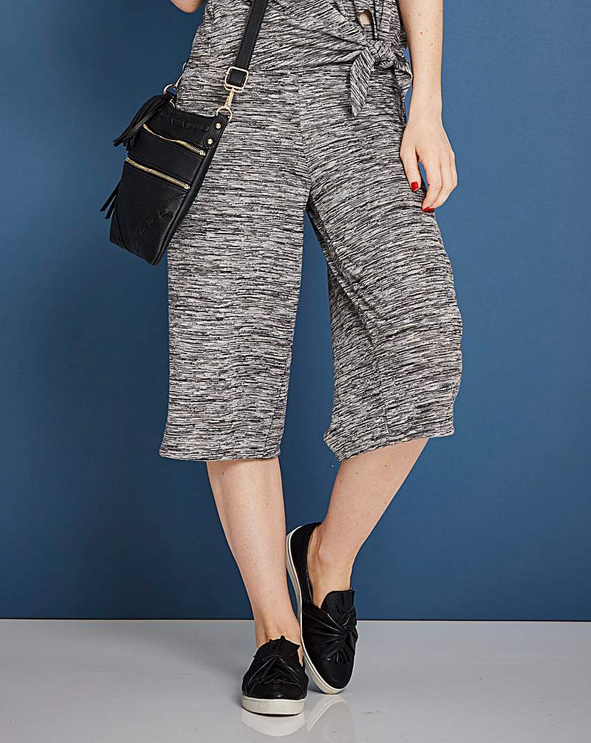 Image of Grey Space Dye Culottes